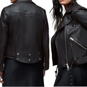 All Saints Gidley Leather Jacket